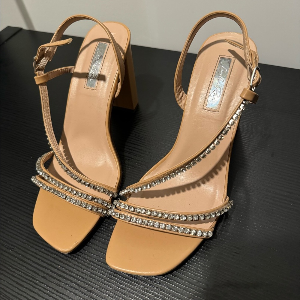 Nude high heel shoes, London Rag, Size 6